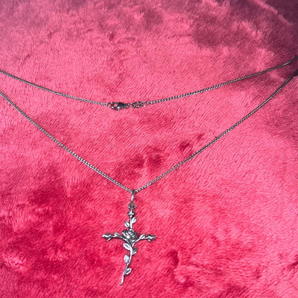 James Avery necklace and charm